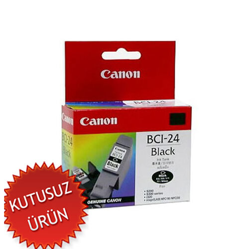 Canon BCI-24BK (6881A009) Black Original Cartridge - i250 / i320 (Without Box) (T13366)