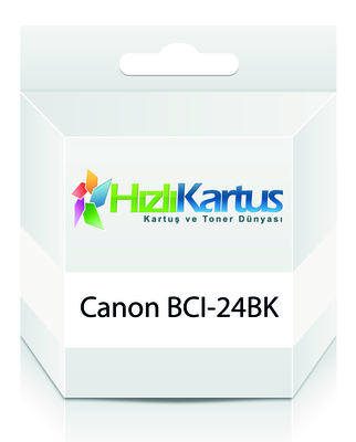 Canon BCI-24BK (6881A009) Siyah Muadil Kartuş - i250 / i320 (T215) - CANON