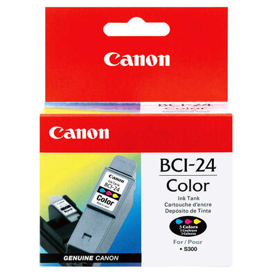 CANON - Canon BCI-24C (6882A003) Renkli Orjinal Mürekkep Kartuş - i250 / i320 (T2714)