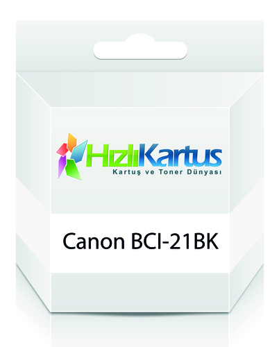 Canon BCI-21BK (0954A373) Siyah Muadil Kartuş - BJC-2000 / BJC-2100 (T12262)