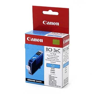 Canon BCI-3eC (4480A002) Cyan Original Cartridge - BJC-3000 (T2711)