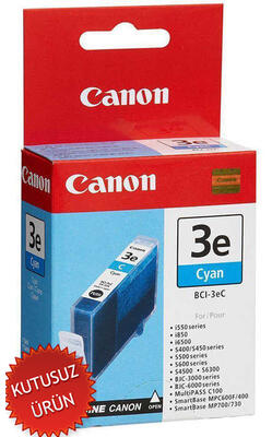CANON - Canon BCI-3eC (4480A002) Cyan Original Cartridge - BJC-3000 (Without Box) (T13365) 