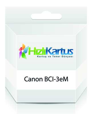 Canon BCI-3eM (4481A002) Kırmızı Muadil Kartuş - BJC-3000 (T12251) - CANON