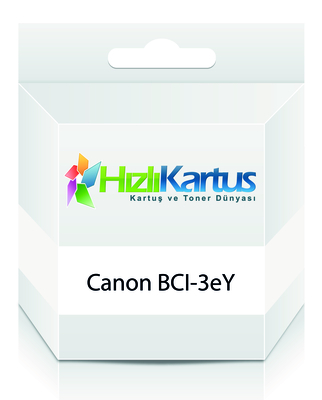 Canon BCI-3eY (4482A002AB) Sarı Muadil Kartuş - BJC-3000 (T12236) - CANON
