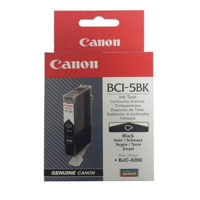 Canon BCI-5BK (0985A002) Black Original Cartridge - BJC-8200 - CANON