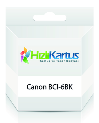 Canon BCI-6BK (4705A002) Black Compatible Cartridge - BJC-8200 (T12240) - CANON