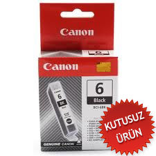 Canon BCI-6BK (4705A002AA) Black Original Cartridge - BJC-8200 (Without Box) (T9568)