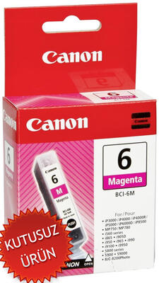 CANON - Canon BCI-6M (4707A002AF) Magenta Original Ink Cratridge - BJC-8200 (Without Box) (T13363) 