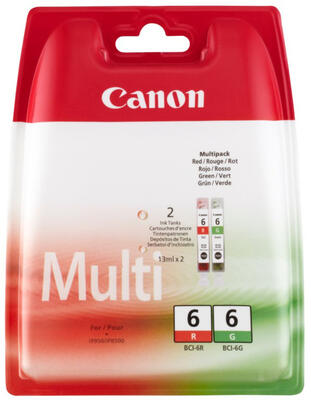 Canon BCI-6R / BCI-6G (8891A010AA) İkili Paket Orjinal Kartuş - BJC-8200 (T13046) - CANON