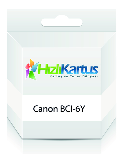 Canon BCI-6Y (4708A002AA) Yellow Compatible Cartridge - BJC-8200 (T12243) 