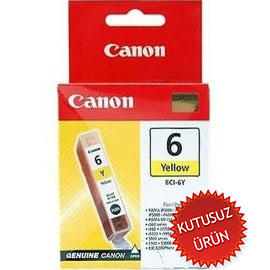 CANON - Canon BCI-6Y (4708A002AA) Yellow Original Cartridge - BJC-8200 (Without Box) (T8569) 