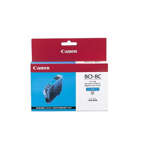 Canon BCI-8C (0979A003) Cyan Original Cartridge - Bubblejet BJC-8500 (T2747)