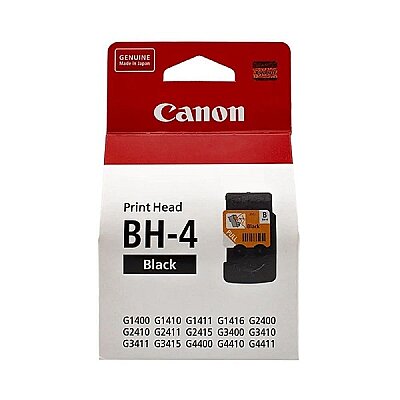 Canon BH-4 (0691C002) Black Original Printhead - G1400 / G1410 - 2