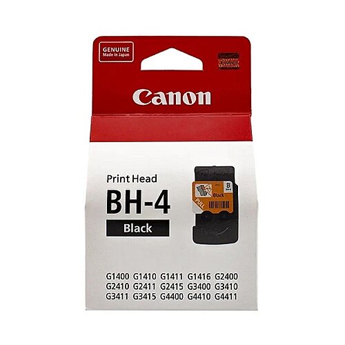 Canon BH-4 (0691C002) Black Original Printhead - G1400 / G1410 - 2