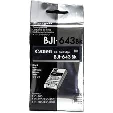 Canon BJI-643BK (1009A001) Siyah Orjinal Kartuş - BJC-800 / BJC-820 (T2128) - 1