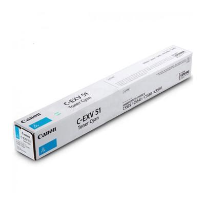 CANON - Canon C-EXV51L (0485C002) Mavi Orjinal Toner - IR-C5535i / IR-C5540i (T8133)