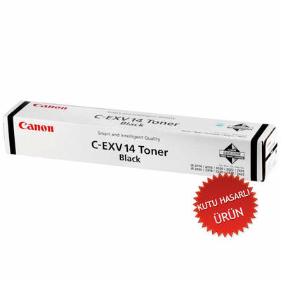 CANON - Canon C-EXV14 (0384B006) Black Original Toner - IR-2016 / IR-2018 (Damaged Box) (T12065) 