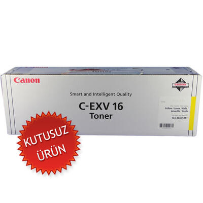CANON - Canon C-EXV16 (1066B002) Sarı Orjinal Toner - CLC-4040 / CLC-5151 (U) (T15288)
