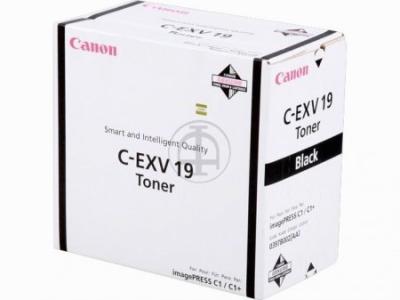 BROTHER - Canon C-EXV19BK Black Original Toner - imagePRESS C1