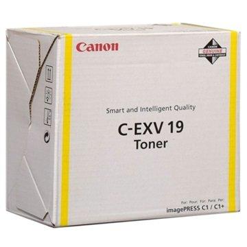 CANON - Canon C-EXV19Y (0400B002) Yellow Original Toner - imagePRESS C1 (T7352)