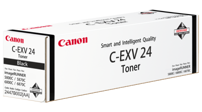Canon C-EXV24BK (2447B002) Black Original Toner - IR-C5068 / IR-C5058 / IR-C5800 (T7365) - CANON