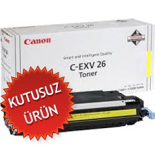 CANON - Canon C-EXV26Y (1657B006AA) Sarı Orjinal Toner - IR-C1021 / IR-C1022 (U) (T4857)