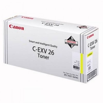 Canon C-EXV26Y (1657B006AA) Yellow Original Toner - IR-C1021 / IR-C1022 (T3517)