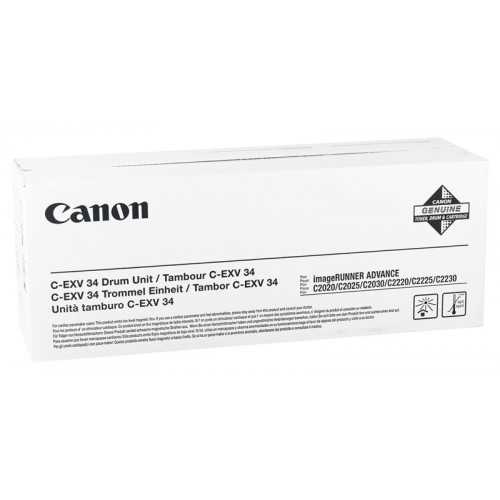 Canon C-EXV34 BK (3786B003) Siyah Orjinal Drum Ünitesi - IR-C2020 / IR-C2030 (T6976)A - 2