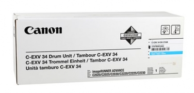 CANON - Canon C-EXV34 (3787B003) Cyan Original Drum Unit - IR-C2020 / IR-C2030 (T6705)
