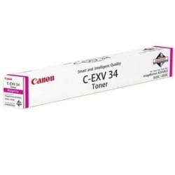 CANON - Canon C-EXV34M (3784B002AA) Kırmızı Orjinal Toner - IR-C2020 / IR-C2030 (T3518)