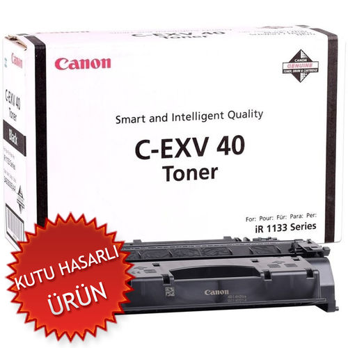 Canon C-EXV40 (3480B006) Original Toner - IR-1133 / IR-1133A / IR-1133F (Damaged Box) (T11192)
