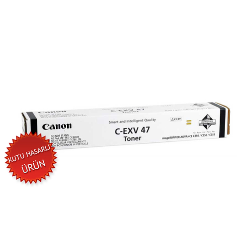 Canon C-EXV47 BK (8516B002) Black Original Toner - IR-C250i / IR-C350i (C)