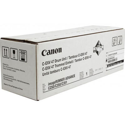 CANON - Canon C-EXV47BK (8520B002AA) Black Original Drum Unit - IR-C250i / IR-C350i (T10698)