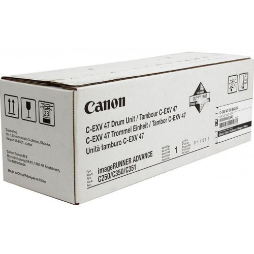 Canon C-EXV47BK (8520B002AA) Black Original Drum Unit - IR-C250i / IR-C350i (T10698)