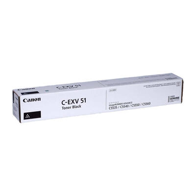 CANON - Canon C-EXV51 (0481C002) Siyah Orjinal Toner - IR-C5535i / IR-C5540i (T13337)