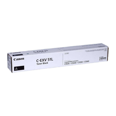 CANON - Canon C-EXV51L (0481C002) Siyah Orjinal Toner - IR-C5535i / IR-C5540i