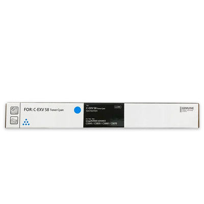 Canon C-EXV58 C (3764C002) Cyan Original Toner - DX C5840i - CANON
