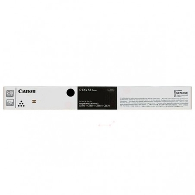 Canon C-EXV58 (3763C002) Siyah Orjinal Toner - DX C5840i - CANON