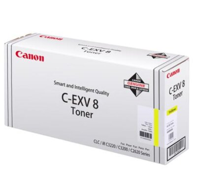 Canon C-EXV8Y (7626A002) Sarı Orjinal Toner - IR-C2620 / IR-C3200 (T11049) - 2