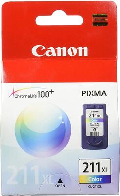 CANON - Canon CL-211XL (2975B001) Renkli Orjinal Kartuş - MX340 / MX350 (T15122)