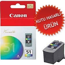 CANON - Canon CL-51 (0618B001) Color Original Cartridge - iP2200 / iP2500 (Damaged Box) (T1950)