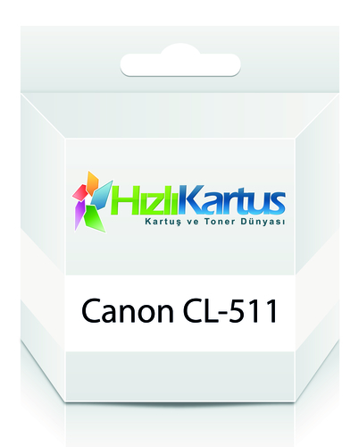 Canon CL-511 (2972B007) Renkli Muadil Kartuş - MP240 / MP260 (T240)