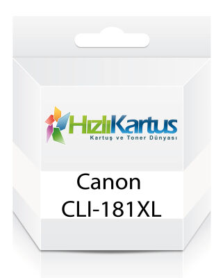 Canon CLI-181XL Siyah Muadil Kartuş - Pixma TS701 - CANON