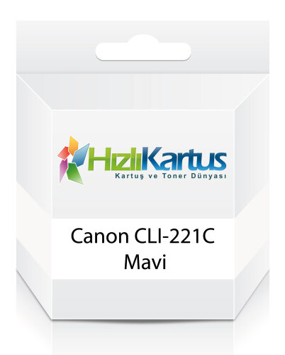 Canon CLI-221C Mavi Muadil Kartuş - MP980 / MP990 - 1