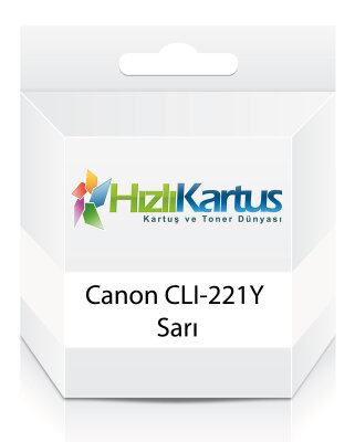 Canon CLI-221Y Sarı Muadil Kartuş - MP980 / MP990 - CANON