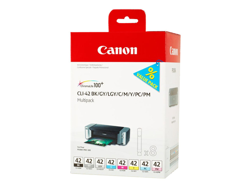 Canon CLI-42 (6384B010) Multipack 8li Set Orjinal Kartuş - PRO-100