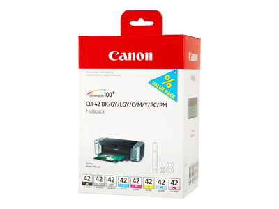 Canon CLI-42 (6384B010) Multipack Set of 8 Original Cartridge - PRO-100 - CANON