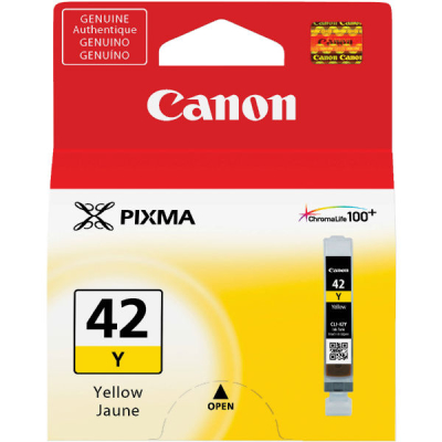CANON - Canon CLI-42Y (6387B001) Yellow Original Cartridge - Pixma Pro 100 (T6828)