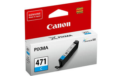 CANON - Canon CLI-471C (0401C001AA) Mavi Orjinal Kartuş - MG5740 / MG6840 (T16450)
