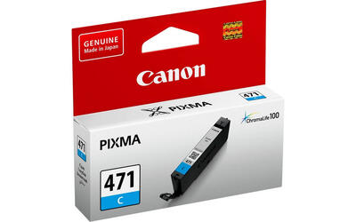 Canon CLI-471C (0401C001AA) Mavi Orjinal Kartuş - MG5740 / MG6840 (T16450) - CANON
